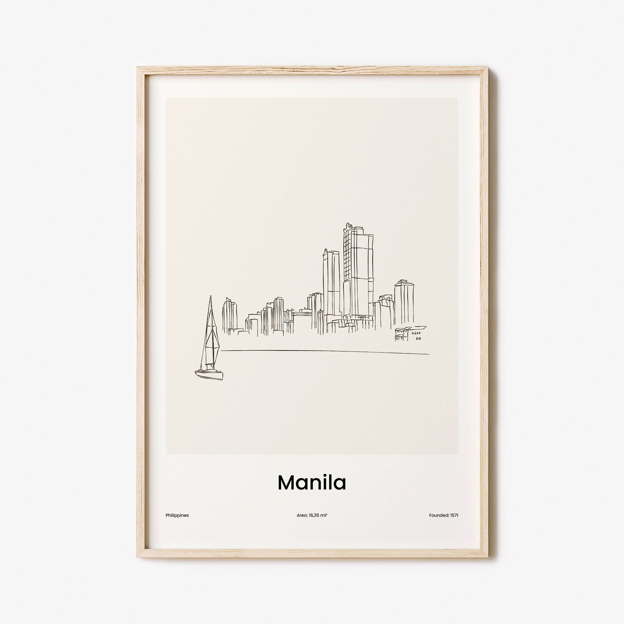 Manila Print Manila Wall Art Manila Wall Decor Manila Etsy