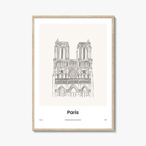Paris-Druck, Paris-Wandkunst, Paris-Wanddekor, Paris-Reiseplakat, Stadtplan