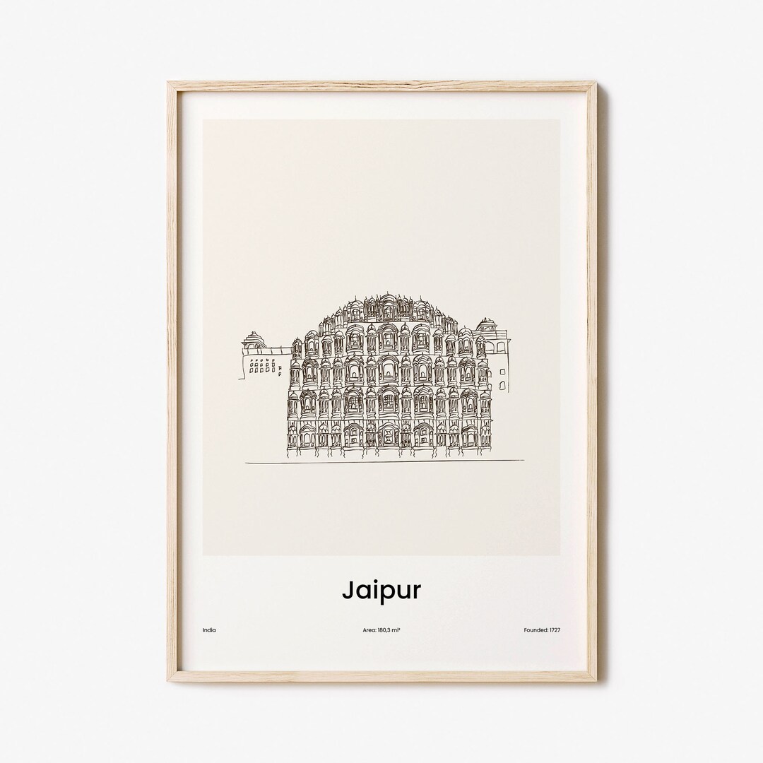 Jaipur Print Jaipur Wall Art Jaipur Wall Decor Jaipur - Etsy