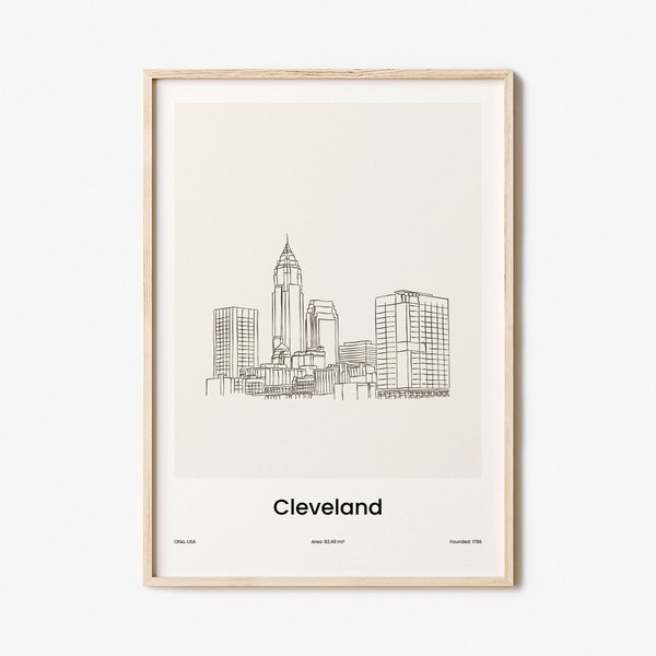 Cleveland Wall Art Etsy