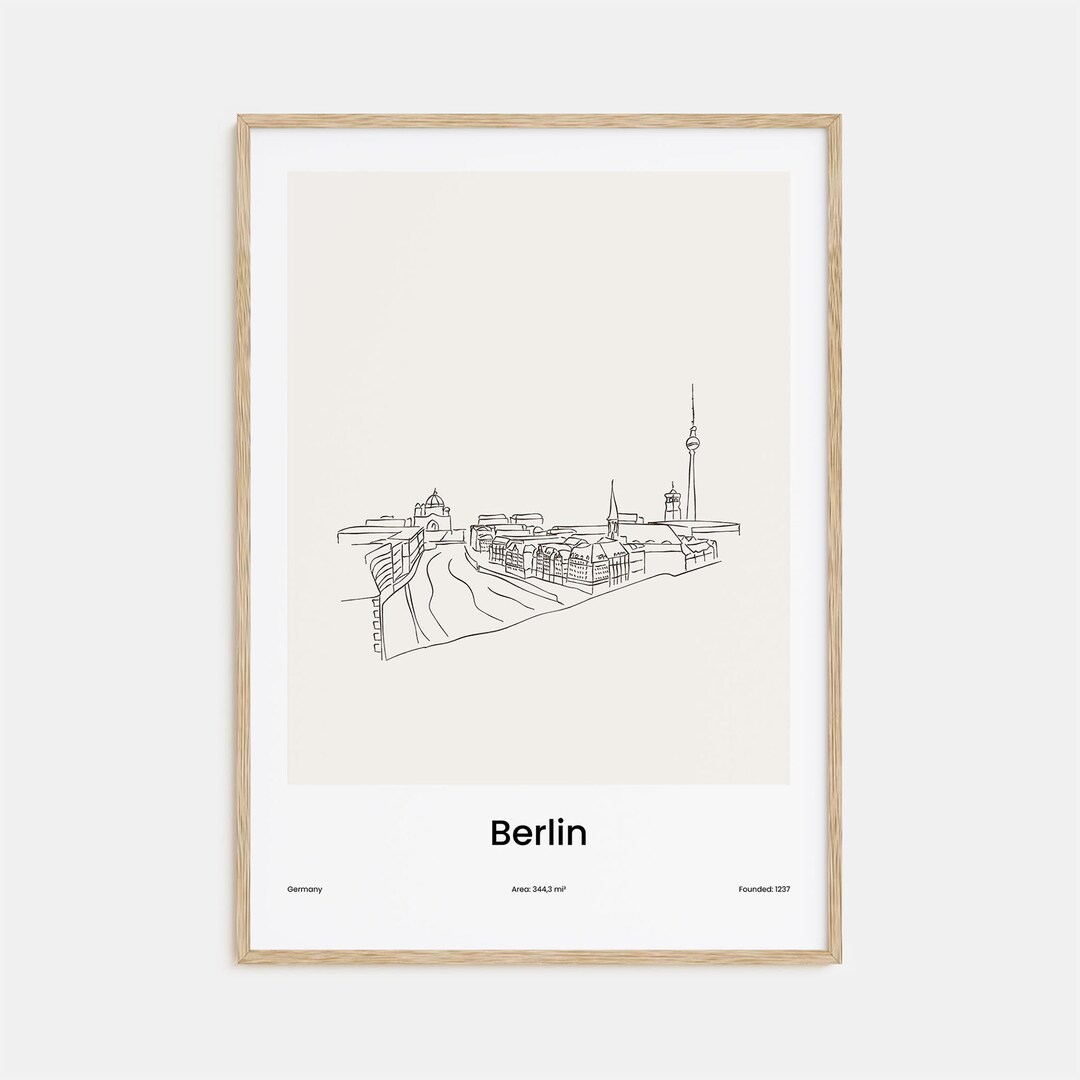 Berlin Print, Berlin Wall Art, Berlin Wall Decor, Berlin Travel Poster ...
