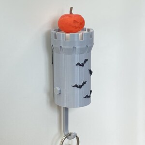 Halloween PUMPKIN Key Holder - Horror Key Holder - Spooky Halloween Key Organizer