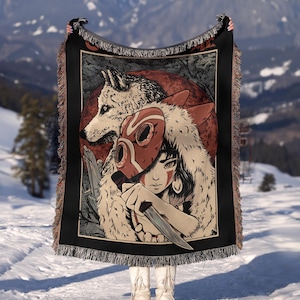Anime Hand Woven Blanket | Woven Wall Hanging