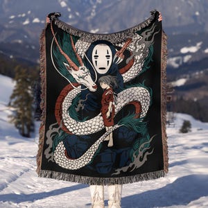 Anime Hand Woven Blanket | Woven Wall Hanging