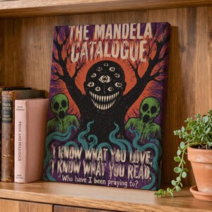 Many-Eyed Shadow Entity Analog Horror Poster & Canvas ZOI4D