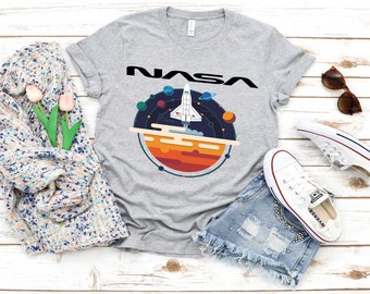 Nasa T-shirt, Nasa Logo Shirt, Space Tee, Nasa Logotype Tee, Space Shirt For Men Women Kids, Birthday Nasa Gift Tee, Astronaut Space Tee