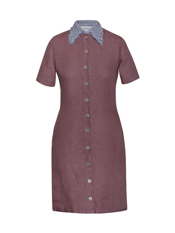 Mini Linen Dress, Retro Inspired Dress, Linen Shirt Dress With Collar, Simple Short Sleeve Linen Mini Dress Mirna - Etsy Mini Linen Dress, Retro Inspired Dress, Linen Shirt Dress With Collar, Simple Short Sleeve Linen Mini Dress Mirna - Etsy