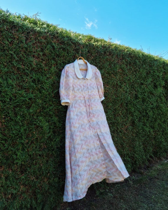 White Collar Dress, Puffed Sleeves Dress, Pastel Checered Linen Dress, White Linen Collar and Cuffs, Clarabelle Women Dress - Etsy Canada White Collar Dress, Puffed Sleeves Dress, Pastel Checered Linen Dress, White Linen Collar and Cuffs, Clarabelle Women Dress - Etsy Canada