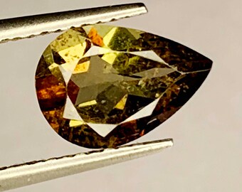 100% Natural Excellent Fire Hard to find Rare Andalusite elongated oval cut 1.60 cts Brazil Genuine Gem !!!
