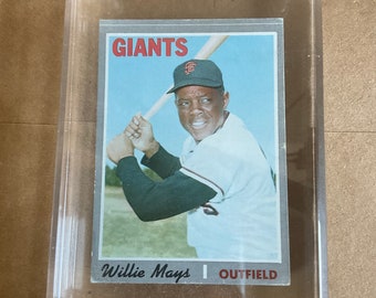 Seltener 1970er Jahre Topps #600 Willie May San Francisco Giants