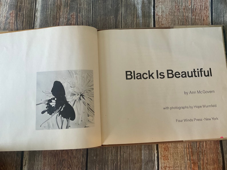 Svart är vackert, Ann McGovern, 1969 första upplaga bild 3