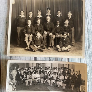 Black Boy In School  In 1940s Photo Students. Teacher And African American Ladies