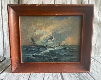 H. Brent originalmålning 8 x 10