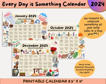 2024 Every Day is Something Calendar