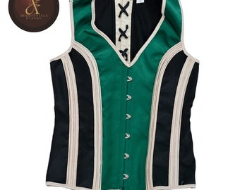 Men's Tank Top Vest | Sleeveless Corset | Stylish Back Tie | Waist Trainer