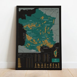 Carte des vins  France. - Vintage