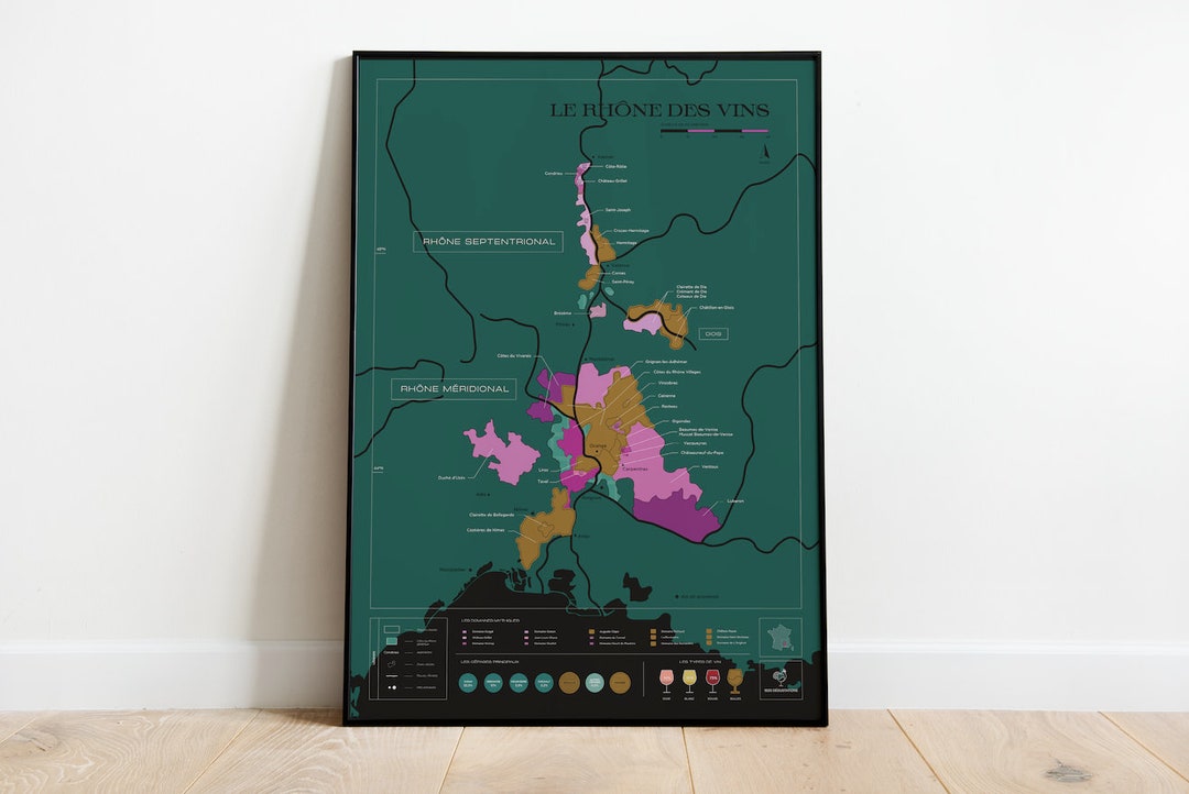 Le vignoble / La Région Vallée du Rhône / Région viticole Vallée du