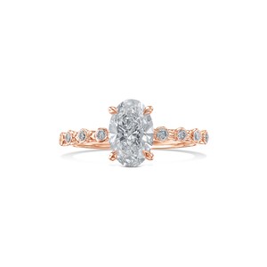 Diamond Engagement Ring Oval Cut D/VVS2 Lab Grown / IGI Certified ...