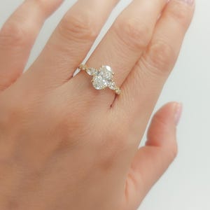 2.37 Carat Oval Cut E/VVS2 Lab Grown Diamond Engagement Ring 14k Yellow Gold IGI CERTIFIED