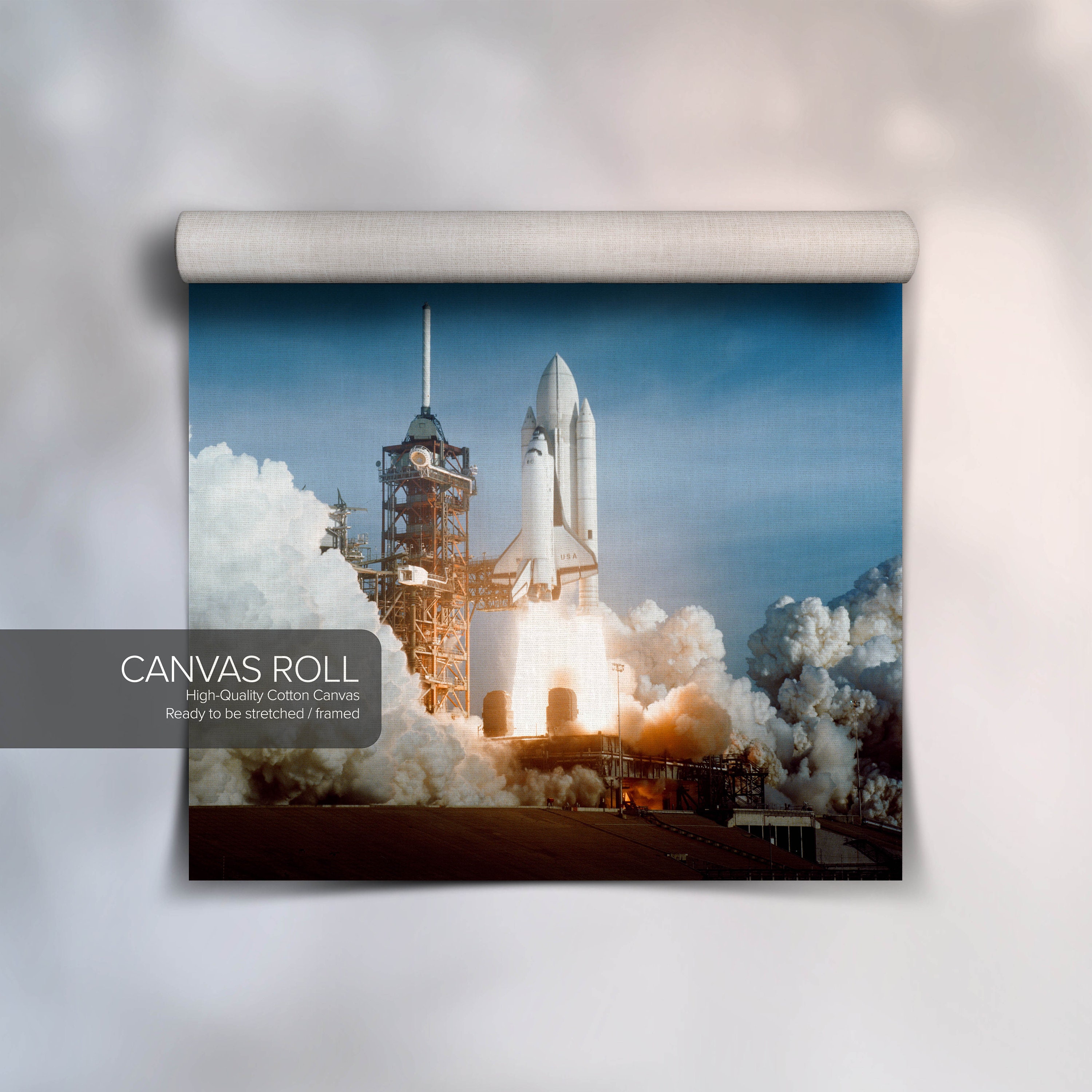 Art Print of the 1st Space Shuttle Launch Columbia STS-1 - Etsy