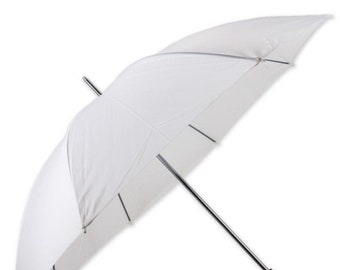 White Wedding Guest Event Rain Umbrella Sun Parasol Bridal Party