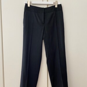 パンツ 90s PRADA slacks dark navy 90s prada navy cotton slacks