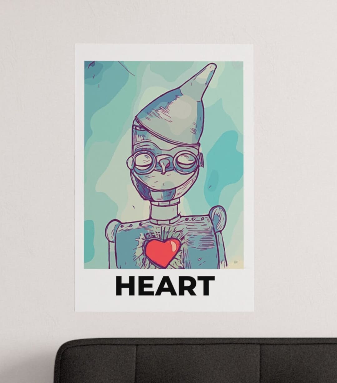 ORIGINAL Tin Man Art the Wizard of OZ Poster Art Series - Etsy