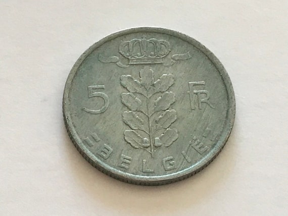 硬貨流通硬貨ベルギー 1 フラン 1949 ベルギー - Etsy 日本