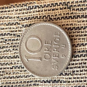 Coin Coins Circulation Coin Sweden 10 Øre 1968