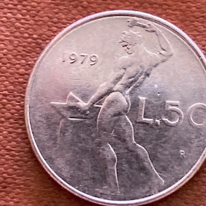 Monnaies de Circulation Pièce Italie 50 Lire 1979