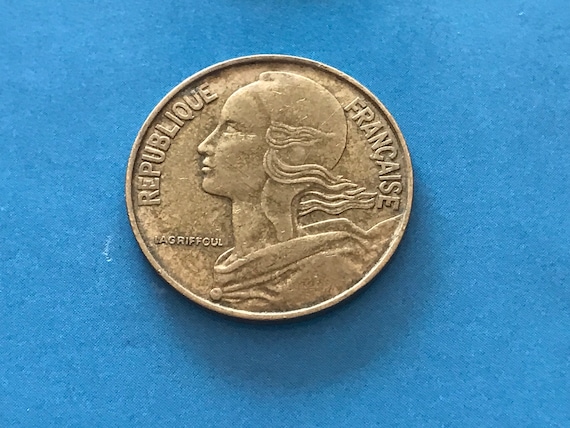 硬貨流通コイン フランス 20 サンチーム 1969 - Etsy 日本