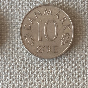 Coin Coins Circulation Coin Denmark 10 Öre 1978