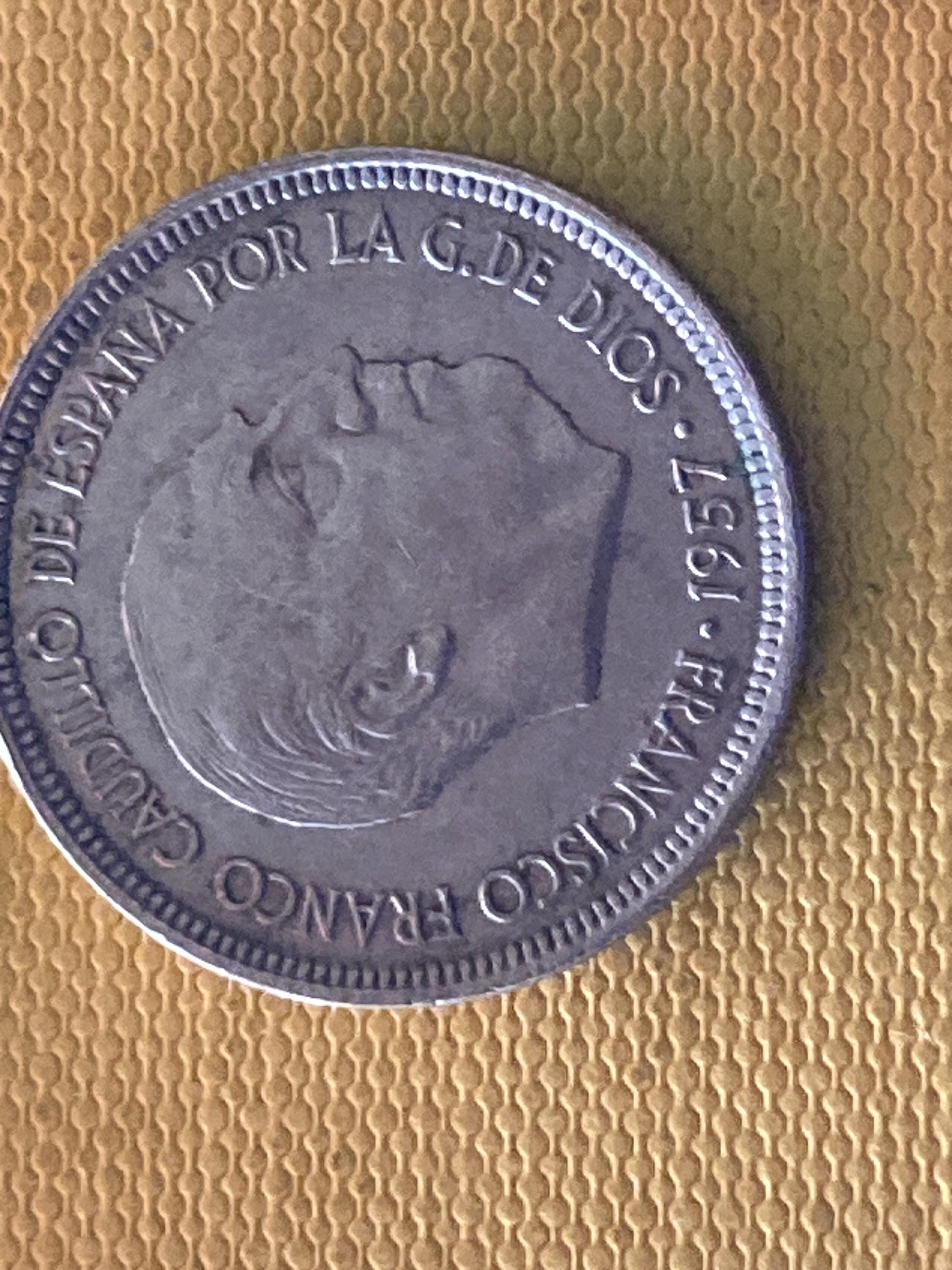 コイン コイン 流通コイン スペイン 5ペセタ 1957年 スター60 - Etsy 日本