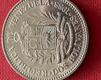 1936 年に鋳造されたベネズエラの 5 ボリバル硬貨。 - Etsy 日本