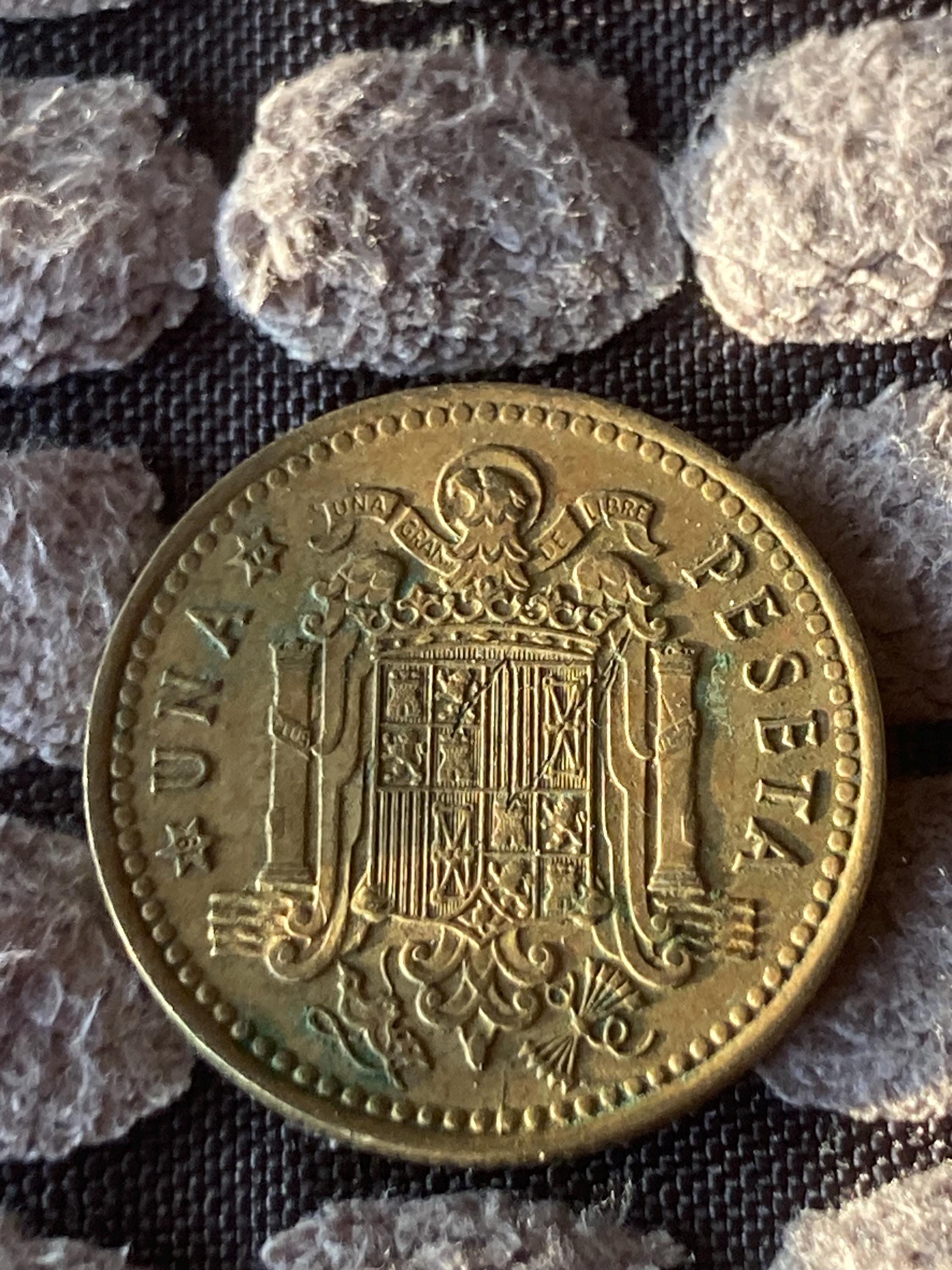 コイン コイン流通コイン スペイン 1 ペセタ 1966 スター 72 - Etsy 日本