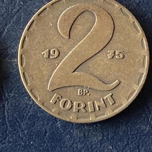 Coin, circulating coin Hungary 2 Forint 1975