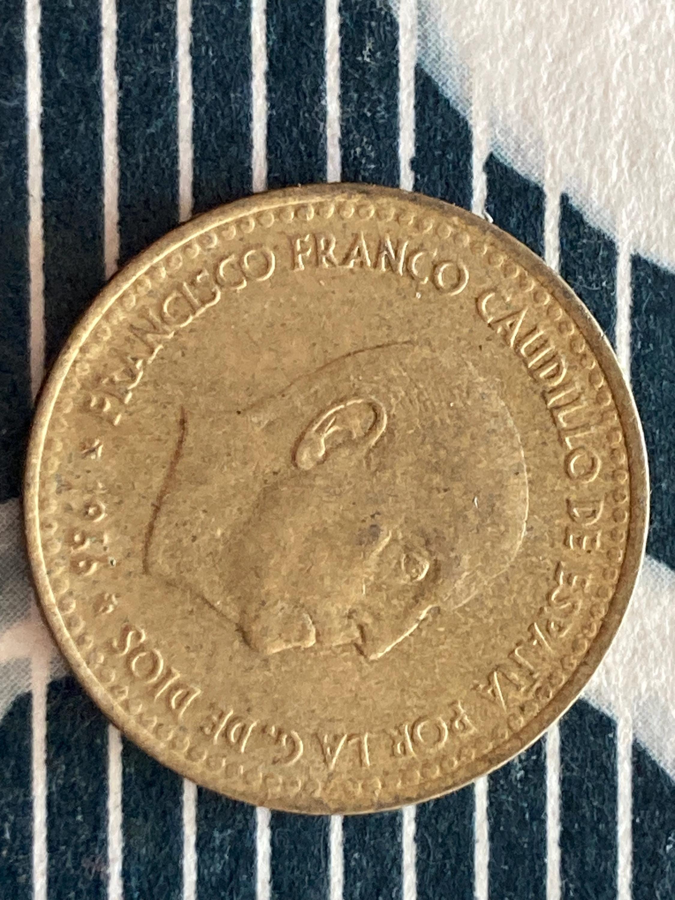 1966年 ペセタ 金貨 古銭 1966年 スペイン 1 ペセタ コイン UNA PESETAの通販 by コイン's
