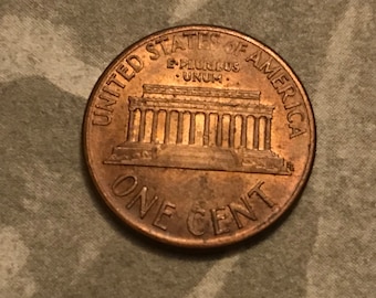 Coin circulation coin USA 1 cent 1990 without mint mark