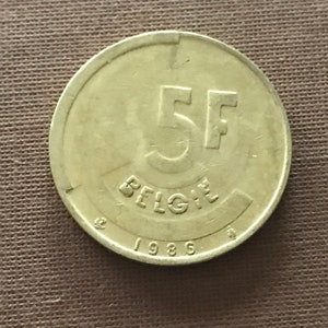 Coin Coins Circulation Coin Belgium 5 Francs 1986 Belgie
