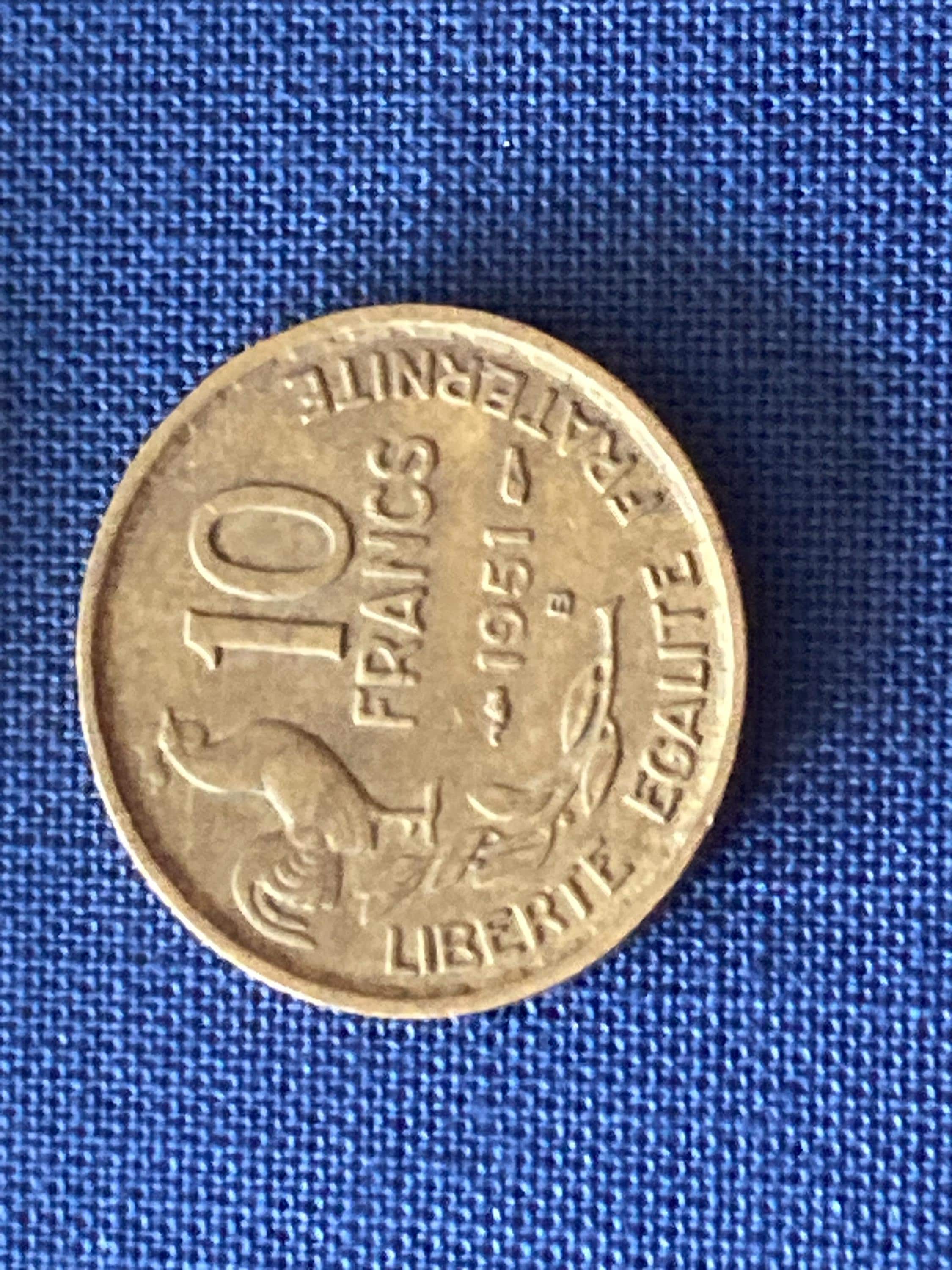 10 Francs 1951 - Etsy