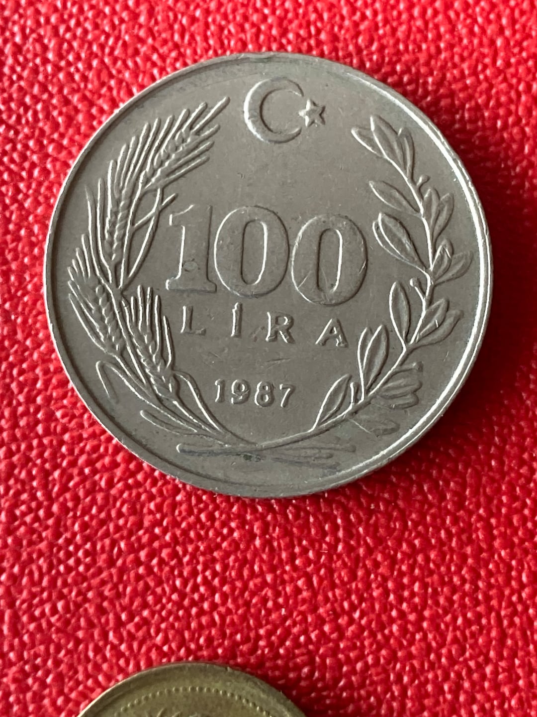 Coin Coins Circulation Coin Türkiye 100 Lira 1987 - Etsy