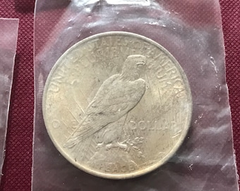 1922 Liberty Peace One Dollar Silver Coin - Historic US