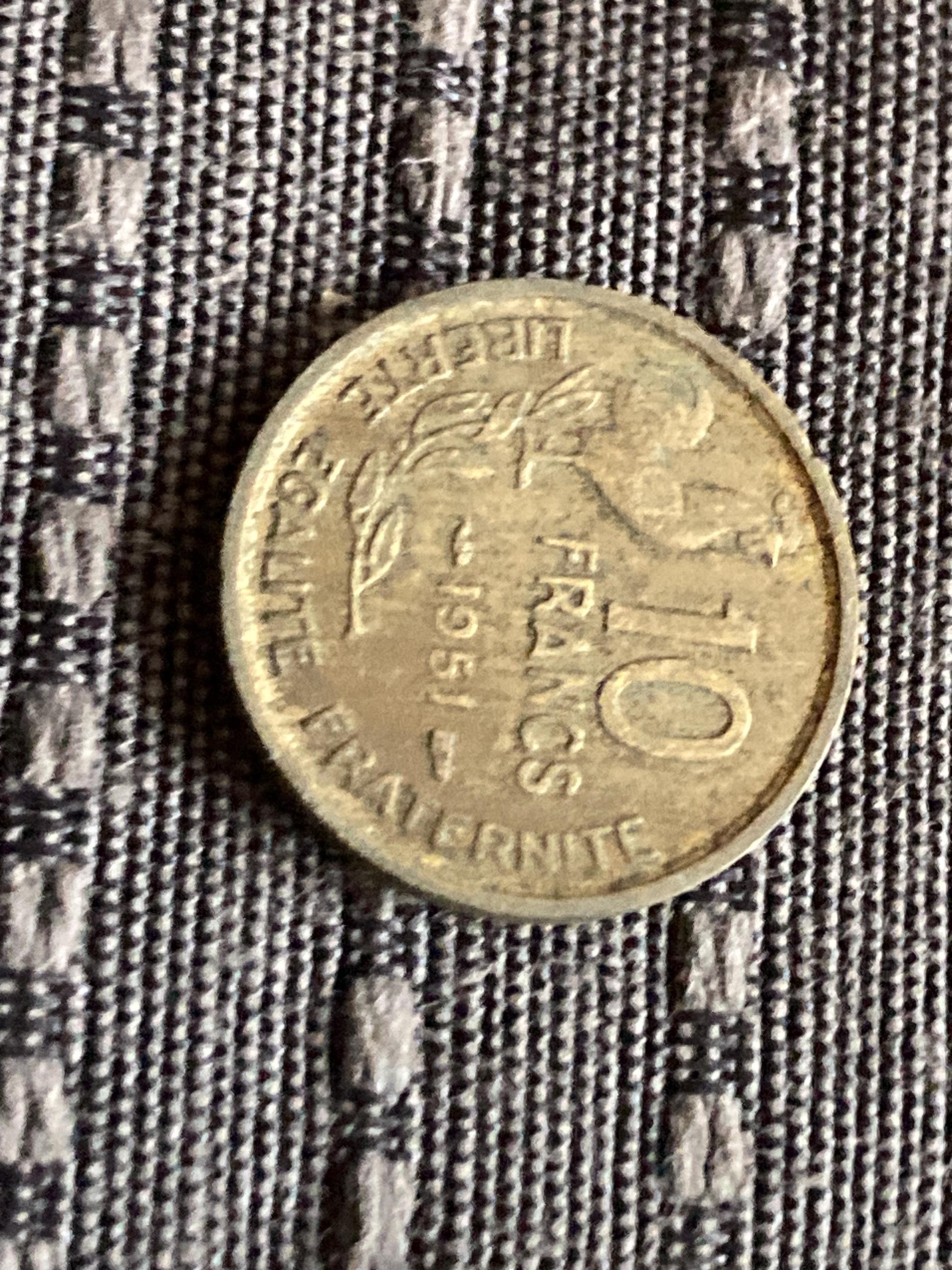フランス 10 FRANCS 1951年 硬貨 10 francs 1951, France - uCoin.net