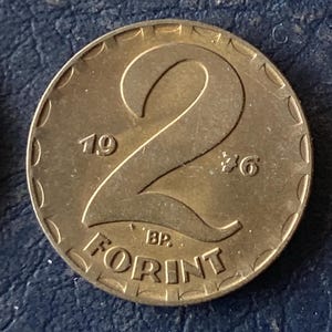 Mynt, cirkulerande mynt Ungern 2 Forint 1976