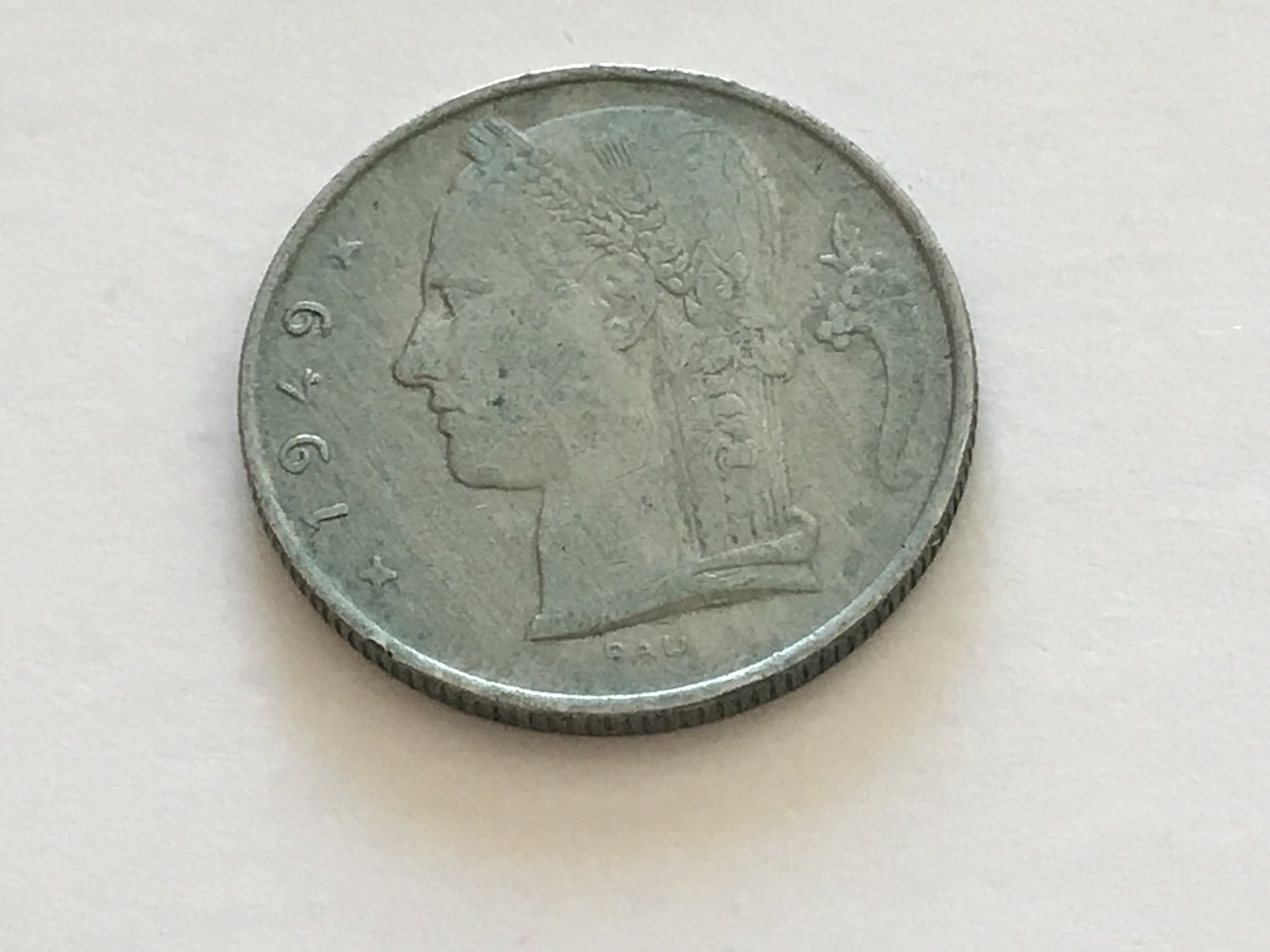 硬貨流通硬貨ベルギー 1 フラン 1949 ベルギー - Etsy 日本