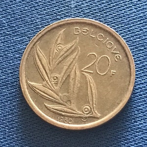 Coins Circulation coin Belgium 20 Francs 1980 Belgique