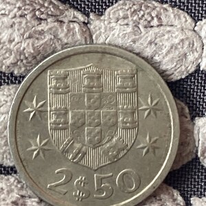 Portuguese coins 2$50 coin collecting - Etsy 日本