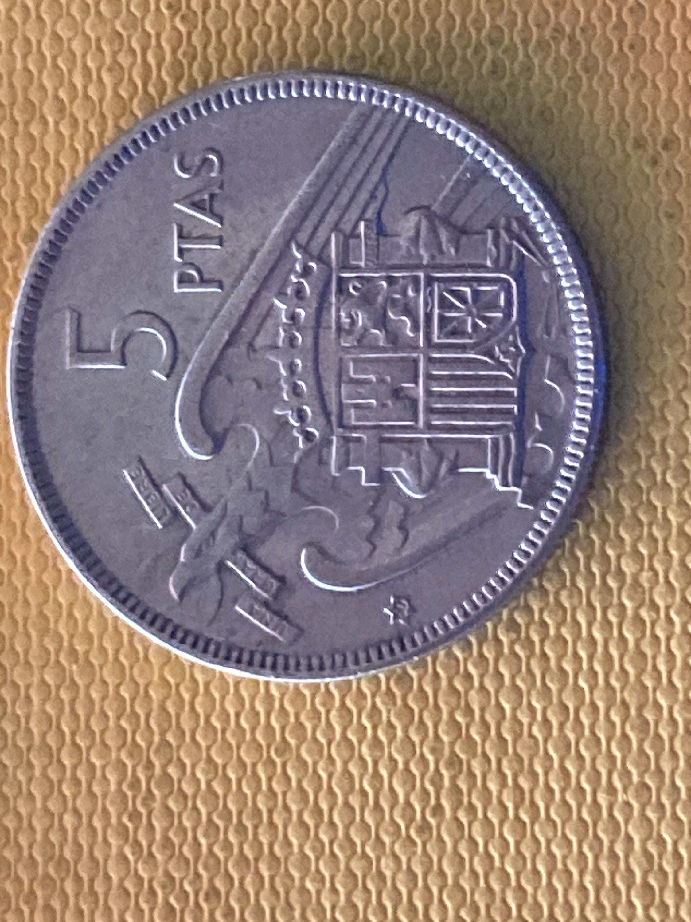 コイン コイン 流通コイン スペイン 5ペセタ 1957年 スター60 - Etsy 日本
