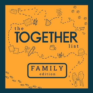 Together List For Families - Activities To Do With Children in 2025 - Thoughtful Gift - Unique Present