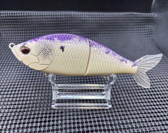 6" Evergreen ES Flat Glide KO in Bone/Purple pattern